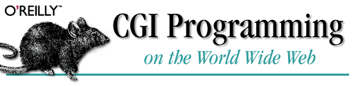 CGI Programming on the World Wide Web